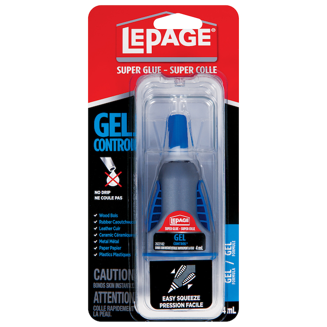 Super colle Gel Control de LePage, 4 ml, clair