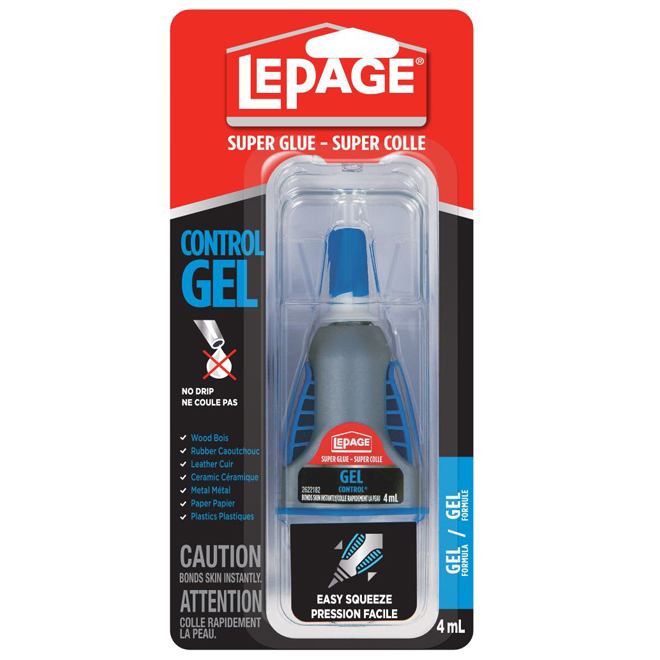 LePage Gel Control 4 ml Super Glue - Clear