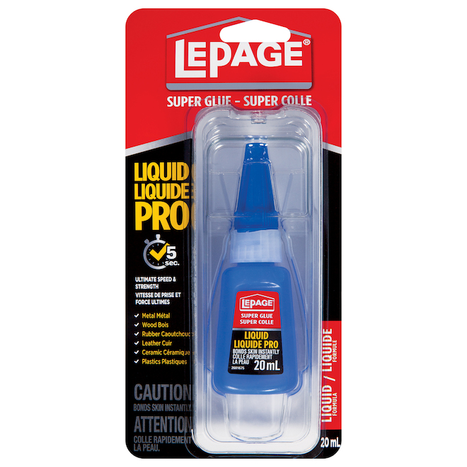 LePage Liquid Pro Super Glue - 20 ml - Clear