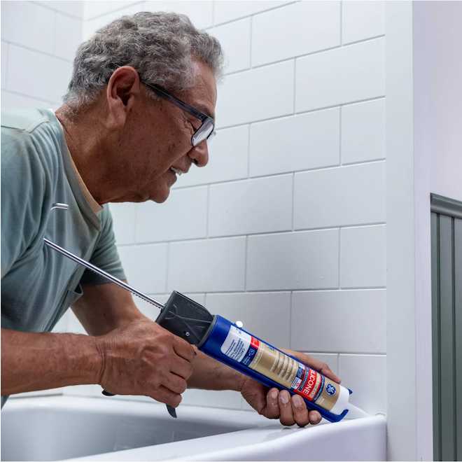 GE Kitchen and Bathroom Sealant Light Grey 298-ml