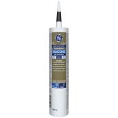 GE 298-ml Black Silicone Sealant for Doors and Windows