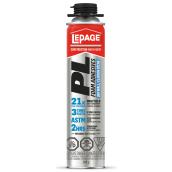 Adhésif de construction en mousse PL LePage pour cloisons sèches, 624 ml