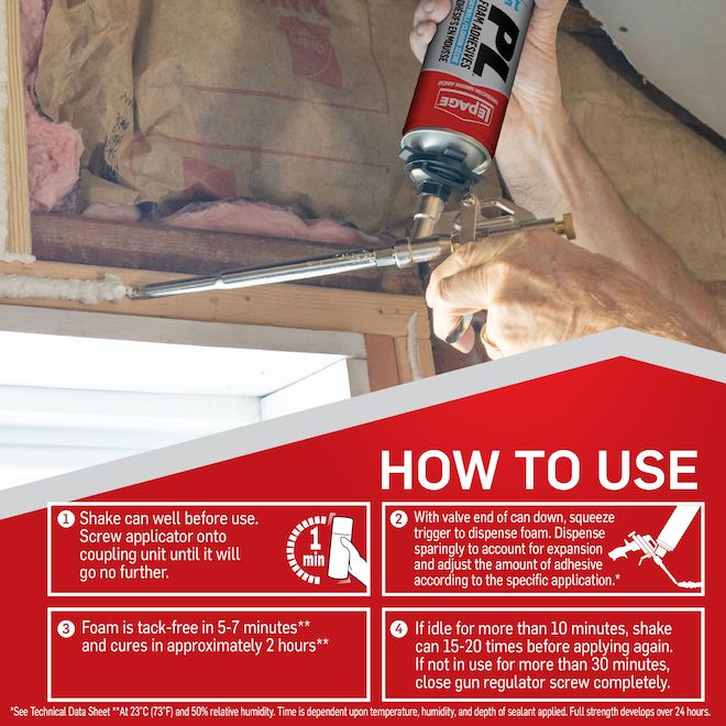 LePage PL Drywall Foam Construction Adhesive - 624-ml 2971754 | RONA