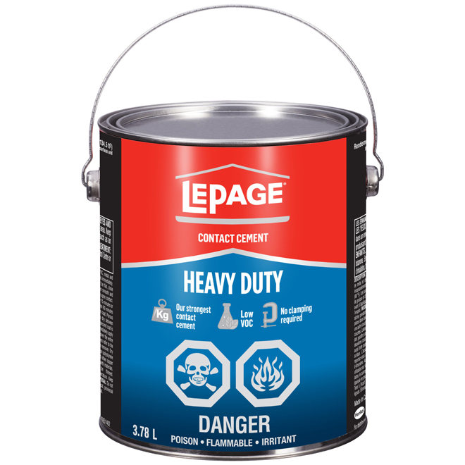 LePage Heavy Duty Contact Cement - 3.8-L