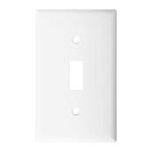 Eaton Toggle 1-Gang Switch Plate - Residential - 10 Per Pack - 4 1/2-in H x 2 3/4-in W x 3/32-in D