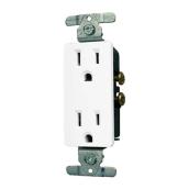 Eaton Straight Blade Grounding Duplex Receptacle - 1 1/3-in W x 4 1/5-in H - 10 Per Pack - 125-volt