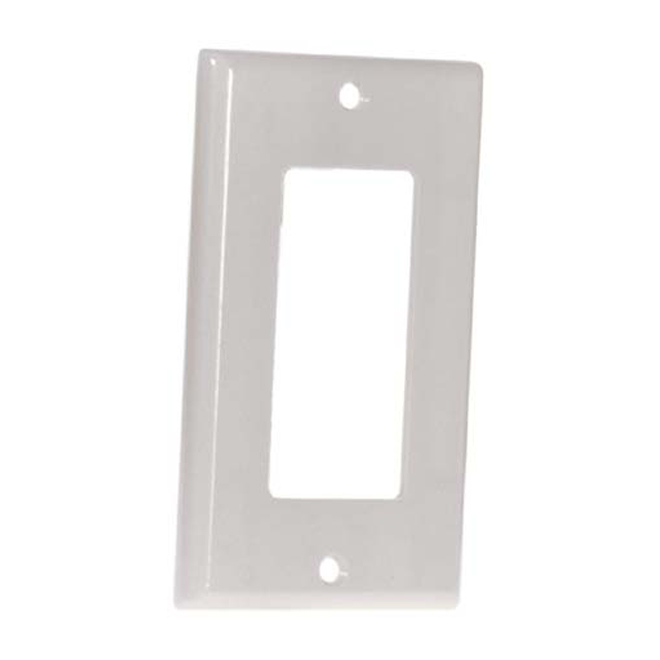 Eaton Decorator 1-Gang Wall Plate - Polycarbonate - Residential - 4 7/8-in H x 3 1/8-in W x 7/32-in D