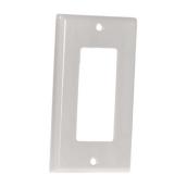 Plaque décorative d'interrupteur simple Eaton, polycarbonate, résidentiel, 4 7/8 po H. x 3 1/8 po l. x 7/32 po p.