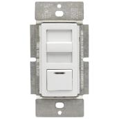 Gradateur coulissant Decora Leviton, unipolaire, blanc, 600 W, 120 V