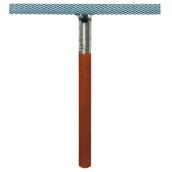 Wood Handle with Window Squeegee - 24" - Blue