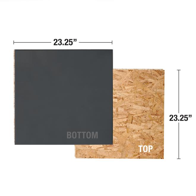 Barricade 23.25-In x 23.25-In Wood Insulated Subfloor Panel 3.2-R Value Natural Finish