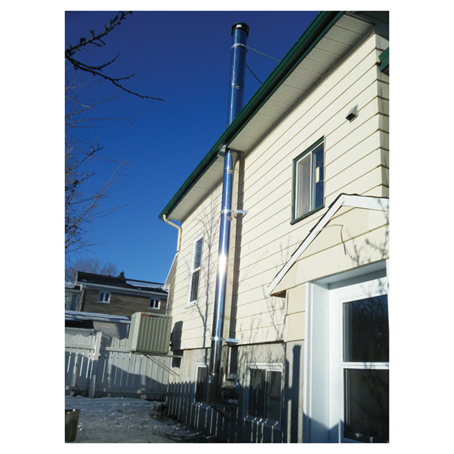 Insulated chimney length 36" x 6"
