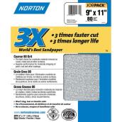 Norton Abrasives ProSand 80-Grit Sanding Sheets (20-Pack)