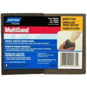 Norton MultiSand 6-Pack 2.75-in x 4-in Multi-grade pack-Grit Commercial Sanding Sponge