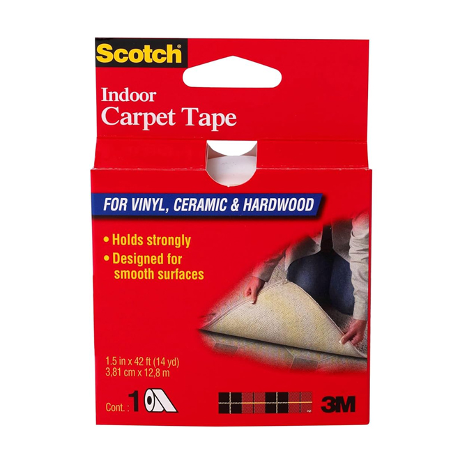 Carpet Tape - Scotch - Double-Sided - Indoor - 42-ft