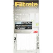 Filtre d'épuration d'air Filtrete, fibre de verre, paquet de 1, 20 po L. x 10 po l. x 1 po MPR de 300