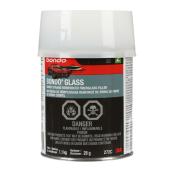 Matériau de remplissage Bondo Glass renforcé de brins de fibre de verre courts, 2 lb