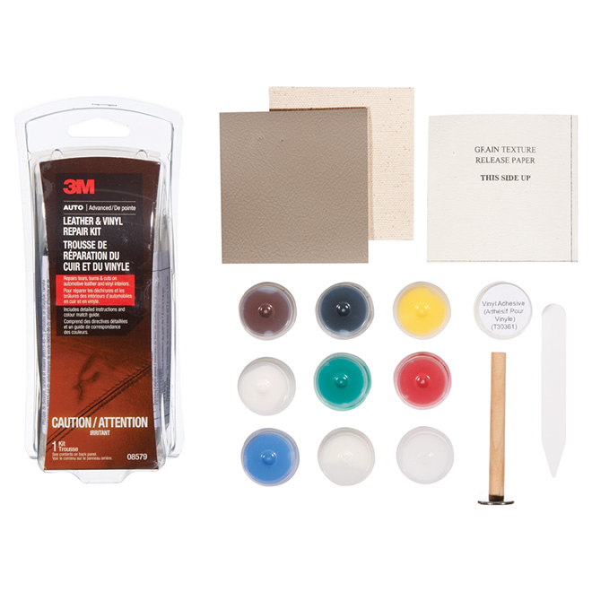3m Leather And Vinyl Repair Kit 8579c, How To Use The Leather Repair Kit