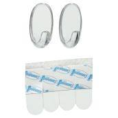 Self-Adhesive Hooks - Small - Clear