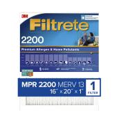 Filtrete 1-Pack (16-in x 20-in x 1-in) Pleated Air Filter