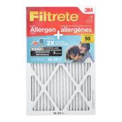 Filtre à air 3M 16 po x 25 po x 1 po à double action Micro Allergen Plus 2X Dust Defense
