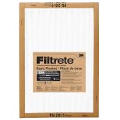 3M Filtrete Basic Pleated Air Filter - 16-in x 20-in - 2-Pack - 100 MPR