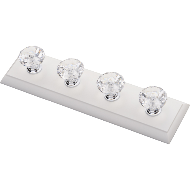 Crystal Knob Jewelry Rack - Clear