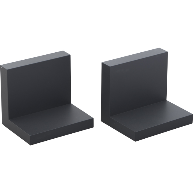 3M Command Display Shelves - Slate - Adhesive Installation - 3-in H x 4-in W x 3 1/2-in D