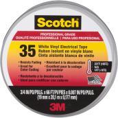 Scotch 35 Electrical Tape - 3/4'' x 66' - White