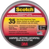 Scotch 35 Electrical Tape - 3/4'' x 66' - Red