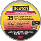 Scotch # 35 Electrical Tape - 3/4'' x 66' - Yellow