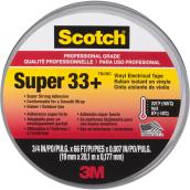 Scotch Super 33+ Electrical Tape - 3/4'' x 66' - Black