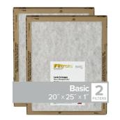 Filtrete  Flat Panel Air Filter, FPL03-2PK-24, 20 in x 25 in x 1 in (50,8 cm x 63,5 cm x 2,54 cm), 2 Per Pack