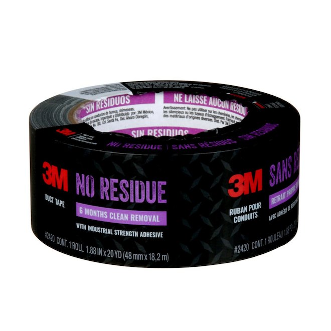 3M Duct Tape No Residue - 1.88-in x 60-yd