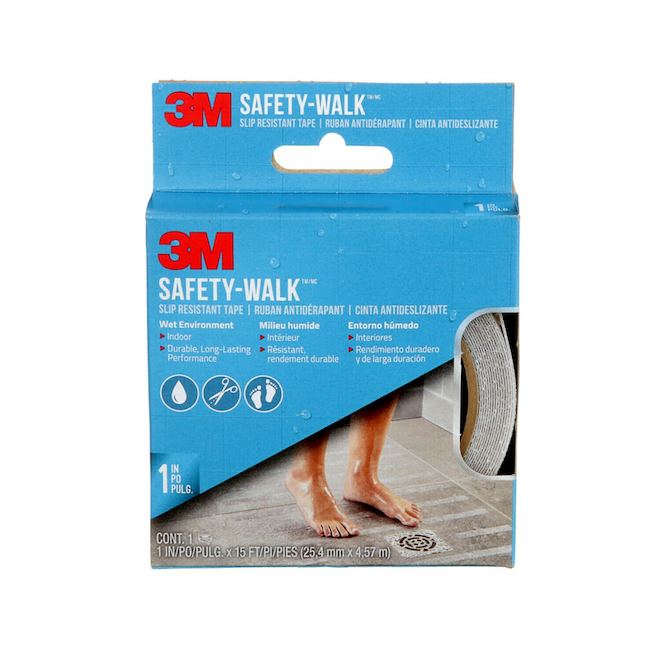 Ruban antidérapant Safety Walk 3M pour milieux humides, 1 po x 15 pi