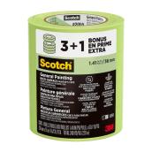 Scotch 36-mm x 220-m Green Multi-Surface General Painting Tape - 4/Pk