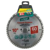 Wolfcraft General-Purpose Saw Blade - 5700-RPM - Carbide - 10-in dia