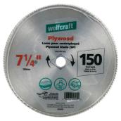 Wolfcraft Panel Saw Blade - Steel - 150-TH - 7 1/4-in dia