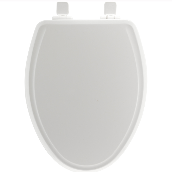 Molded Wood Toilet Seat - Elongated - White