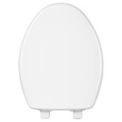 Mayfair Toilet Seat - Elongated Bowl - White Finish - Adult Size