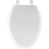 Mayfair Toilet Seat - White Finish - Elongated Bowl - Closed Front