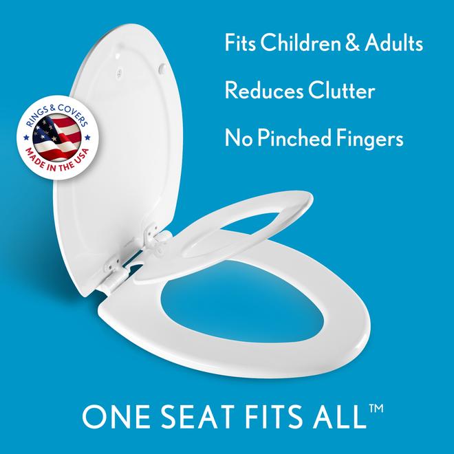 Mayfair NextStep2 Round Closed Front White Toilet Seat