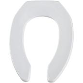 Church White Plastic Elongated Toilet Seat