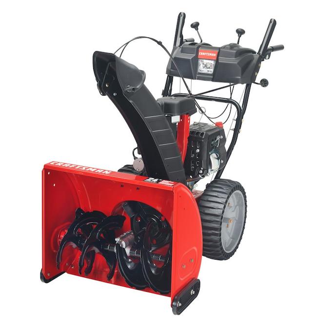 Craftsman 2-Stage Snow Blower with 208 CC Engine - 24-in