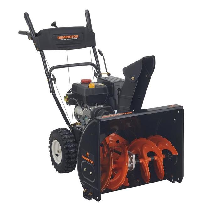Remington 24-in 208 cc 2-Stage Self-Propelled Gas Snow Blower with Electric Start