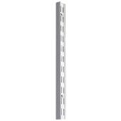 Knape & Vogt Single-Slotted Shelf Standard - Titanium Finish - Steel - 72-in L