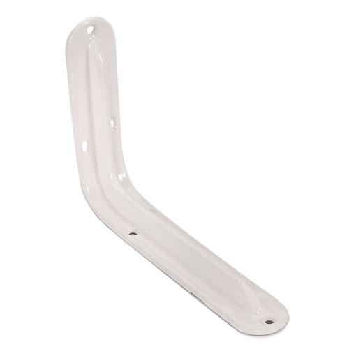 Supports en L Silhouette de Knape & Vogt - Blanc - Acier - 8 po L. x 1 1/2 po l.