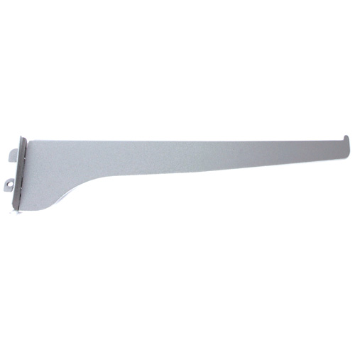 Knape & Vogt Single-Slotted Shelf Brackets - Titanium Finish - Steel - 8-in L x 5/8-in W