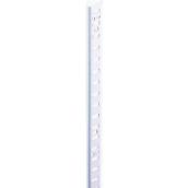 Knape & Vogt 255 Shelf Standard - Pilaster - Steel - White - 5/8-in W x 3/16-in D x 36-in L