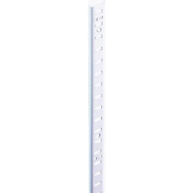 Knape & Vogt Pilaster Shelf Standards - White - Steel -  48-in L x 5/8-in W
